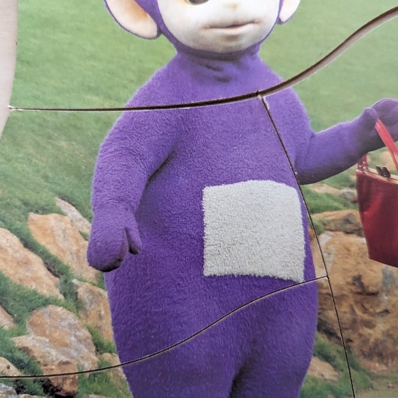 Vintage Tinky Winky Teletubbies Puzzle Pieces - Picture 4 of 6